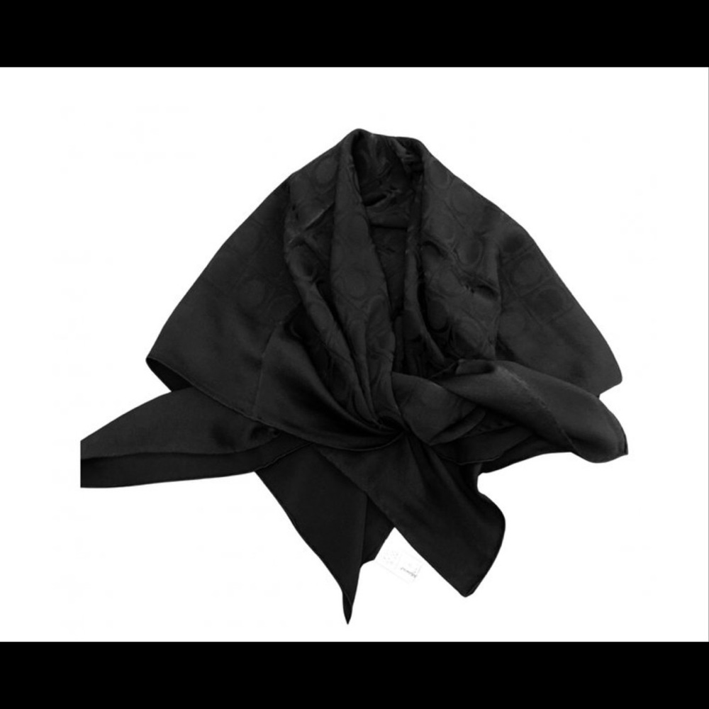 Salvatore Ferragamo 100% silk scarf. Never worn.